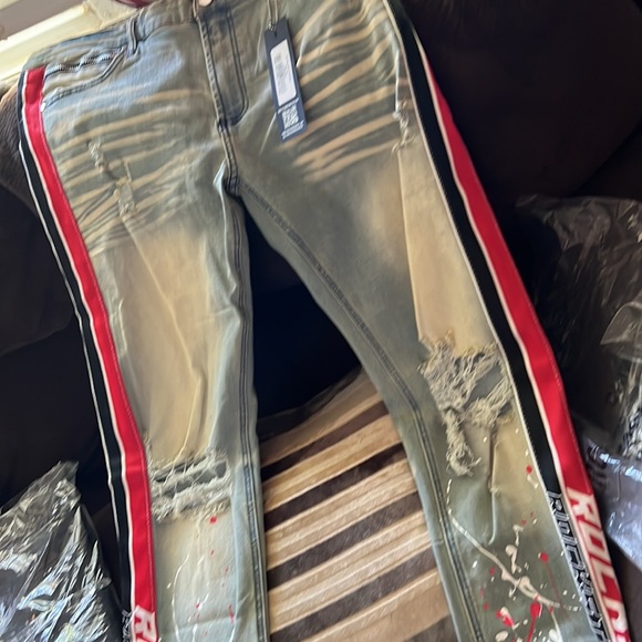2 pairs of rock star jeans - Picture 3 of 13